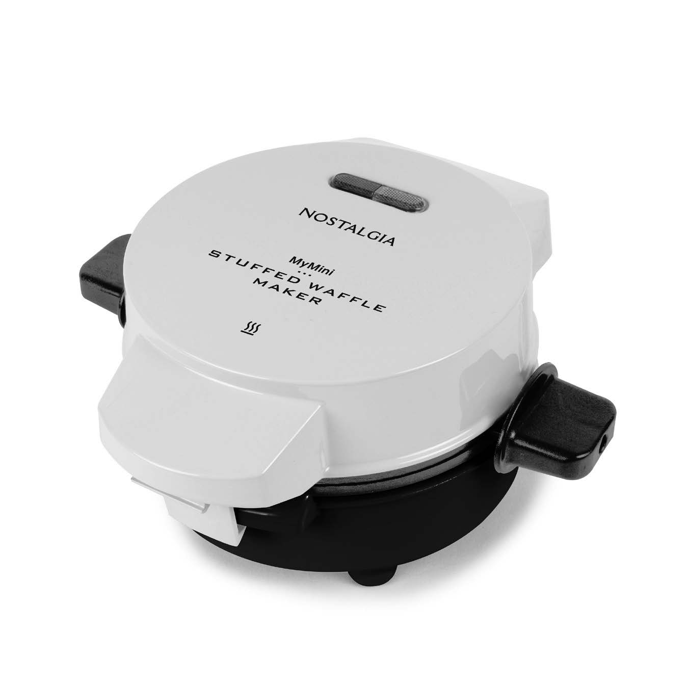 Nostalgia MyMini MSW5IVY five-inch stuffed waffle maker shown in its instruction manual