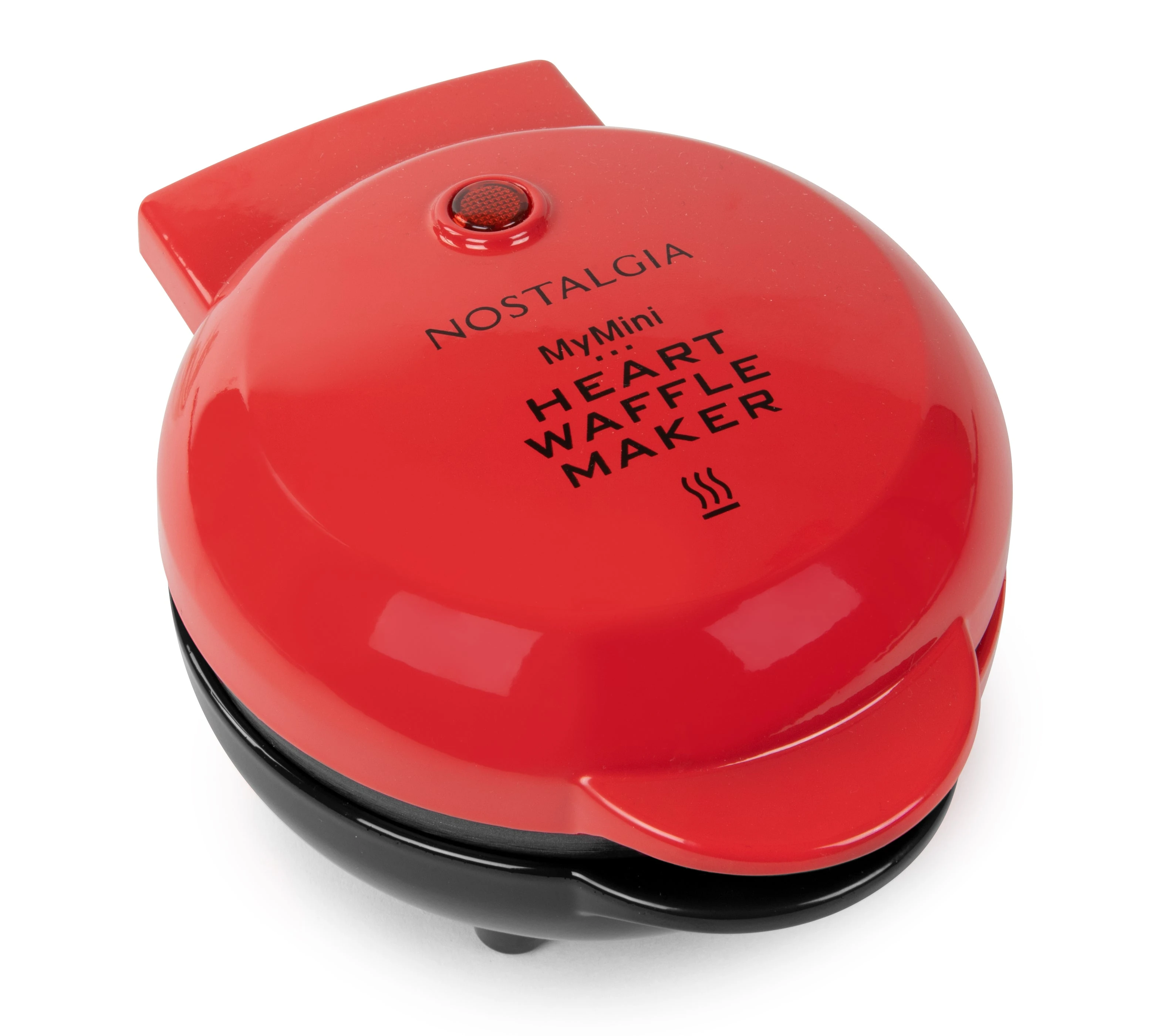 Nostalgia MyMini Heart MWFHRT5RD red maker closed with one heating indicator